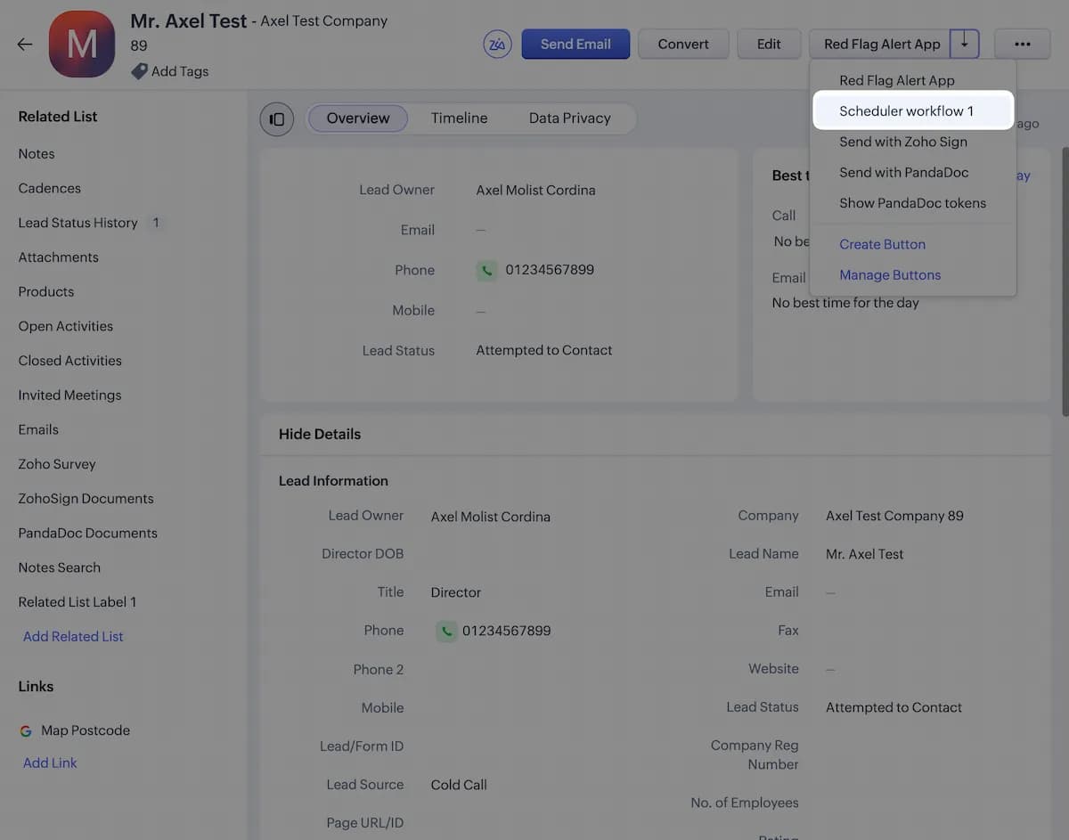 Trigger from Chrome Extension